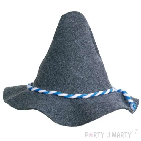 kapelusz bawarski szary amscan