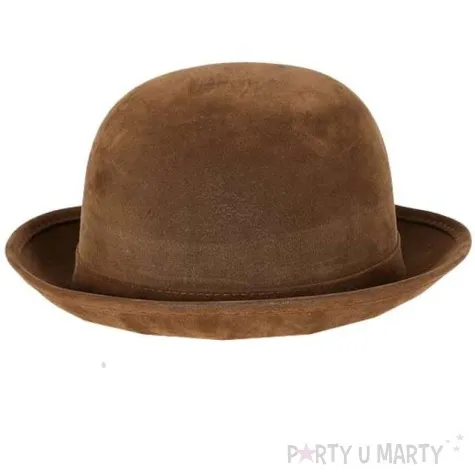 kapelusz bowler brazowy guirca