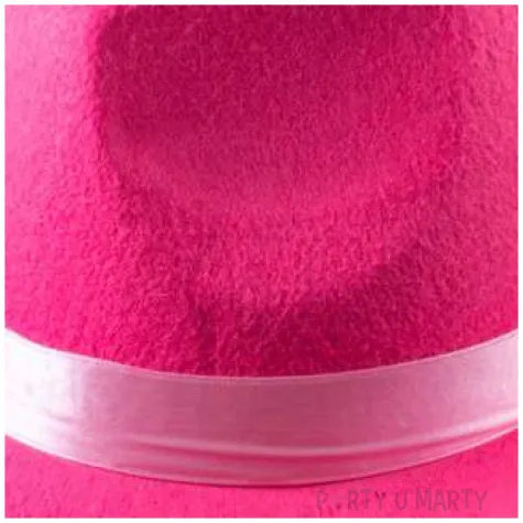 kapelusz claasic neon rozowy folat