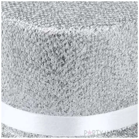 kapelusz cylinder classic srebrny godan