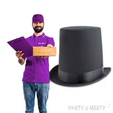 kapelusz cylinder dzentelman czarny godan