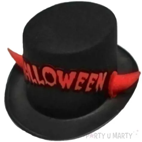 kapelusz cylinder halloween czarny partytino