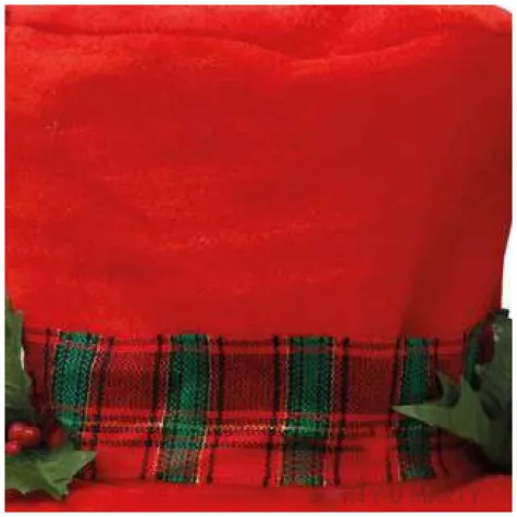 kapelusz cylinder z rogami renifera czerwony guirca