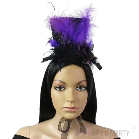 kapelusz czarna roza czarny