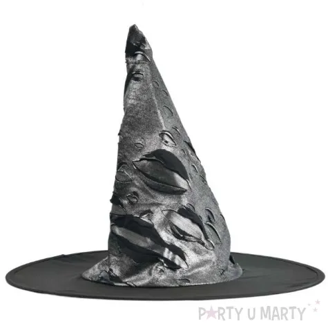 kapelusz czarownica czarno srebrny arpex