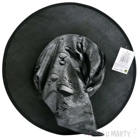 kapelusz czarownica czarno srebrny arpex