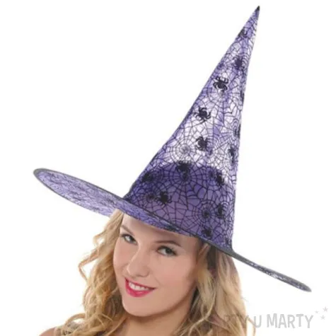 kapelusz czarownica fioletowy amscan