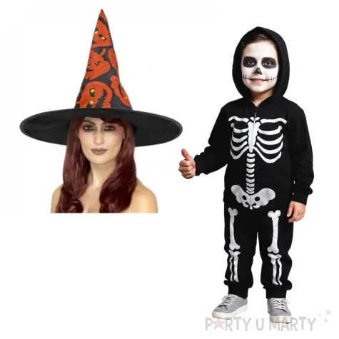 kapelusz czarownica halloweenowa smiffys