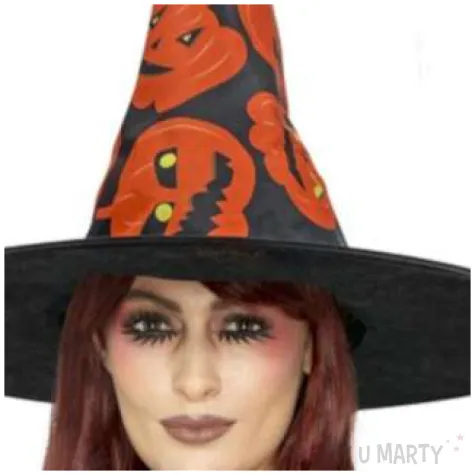 kapelusz czarownica halloweenowa smiffys