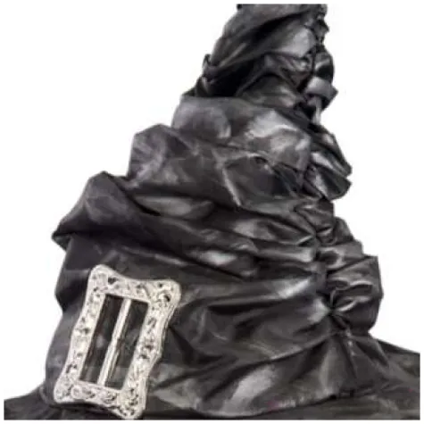 kapelusz czarownica lux szaro czarny carnival toys