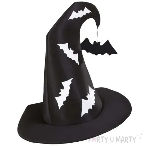 kapelusz czarownica z nietoperzami widmann