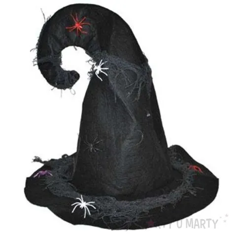 kapelusz czarownica z pajakami funnyfashion