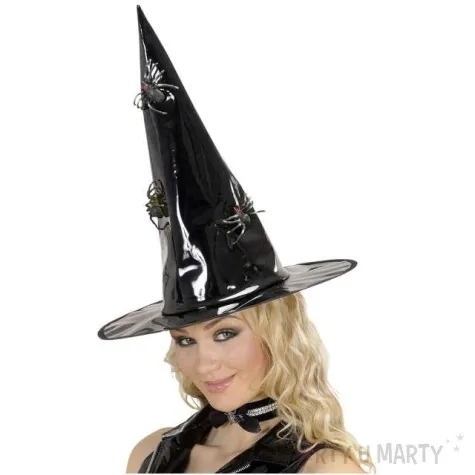 kapelusz czarownica z pajakami widmann