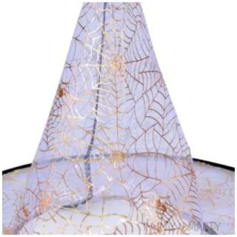 kapelusz czarownica zlote pajeczyny arpex