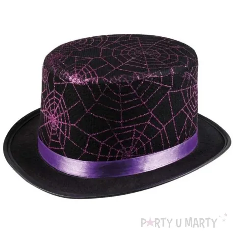 kapelusz fioletowa pajeczyna boland