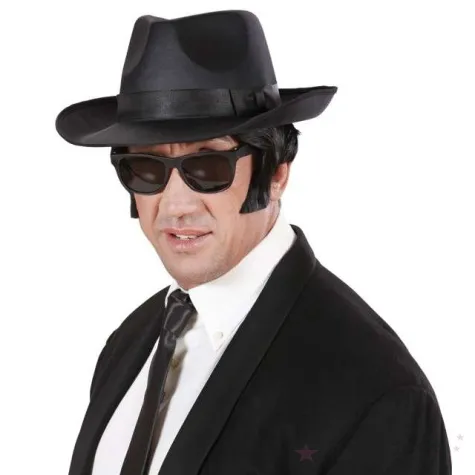 kapelusz gangster classic czarny widmann