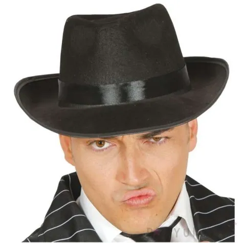 kapelusz gangster czarny guirca