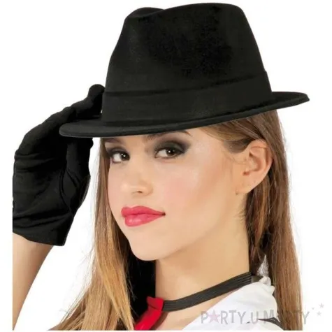 kapelusz gangster czarny guirca