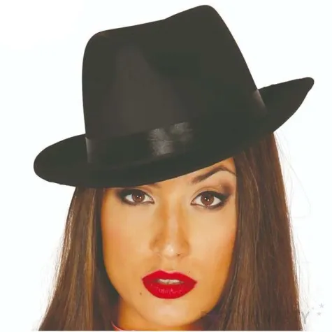 kapelusz gangsterka czarny guirca