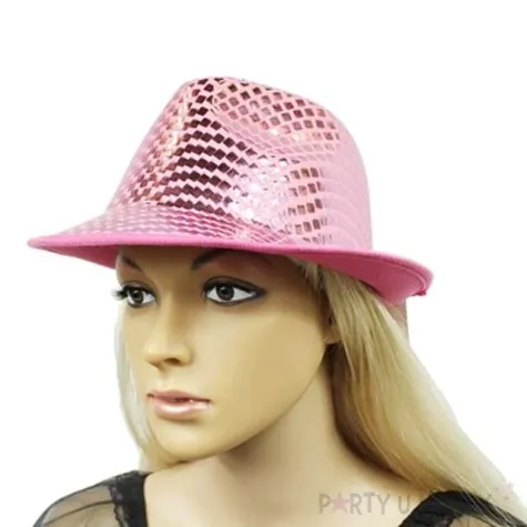 kapelusz gwiazda pop rozowy