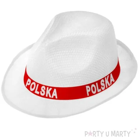 kapelusz kibic sloneczny bialy arpex