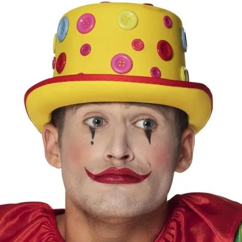 kapelusz klaun binky z guzikami boland
