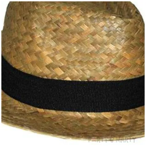 kapelusz kowboj slomiany brazowy funny fashion