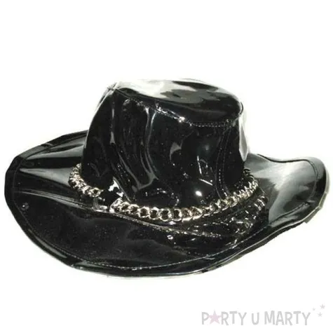 kapelusz kowboj striptizer czarny funny fashion