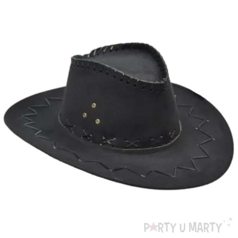kapelusz kowboj szeryf czarny tropic