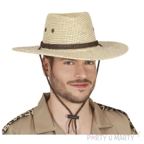 kapelusz kowboj w krate kremowy guirca