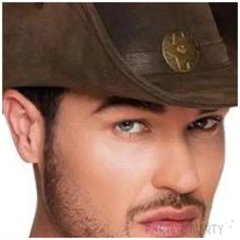 kapelusz kowboj z gwiazda brazowy boland