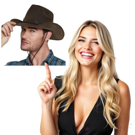 kapelusz kowboj z utah brazowy boland