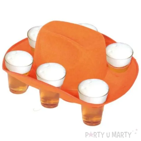 kapelusz kowbojski piwo pomaranczowy folat