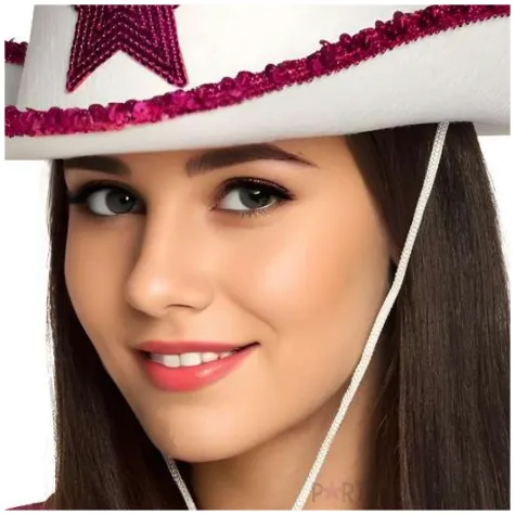 kapelusz kowbojski z gwiazda na karnawal country szeryf dziki zachod western