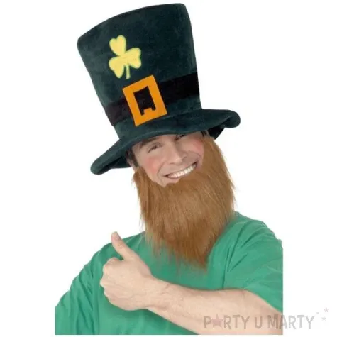 kapelusz leprechun z broda smiffys