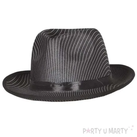 kapelusz mafioza gangster czarny guirca