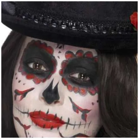 kapelusz melonik mroczny z roza smiffys