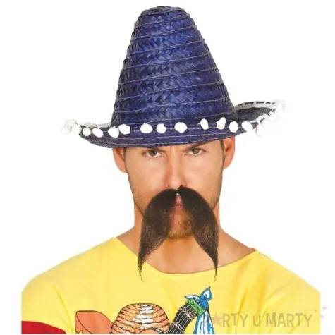 kapelusz mini sombrero niebieski guirca 33 cm