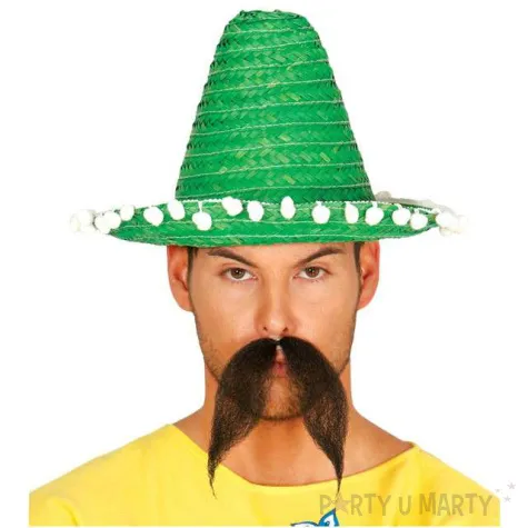 kapelusz mini sombrero zielony guirca 33 cm