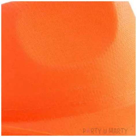 kapelusz neon fedora pomaranczowy funny fashion