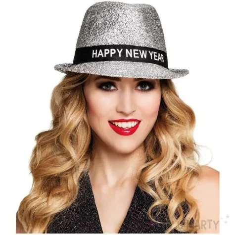 kapelusz new year boland srebrny