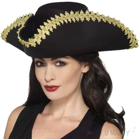 kapelusz pirat czarny smiffys