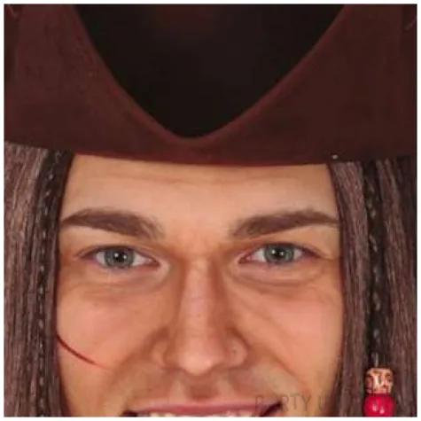 kapelusz pirat trikorn brazowy guirca