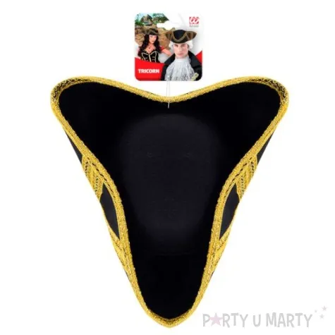 kapelusz pirat trikorn zloty widmann