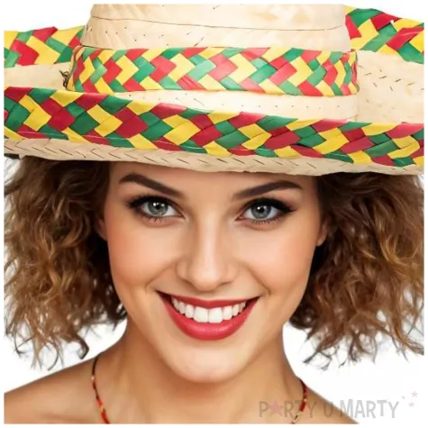 kapelusz slomkowy meksykanskie sombrero na karnawal fiesta