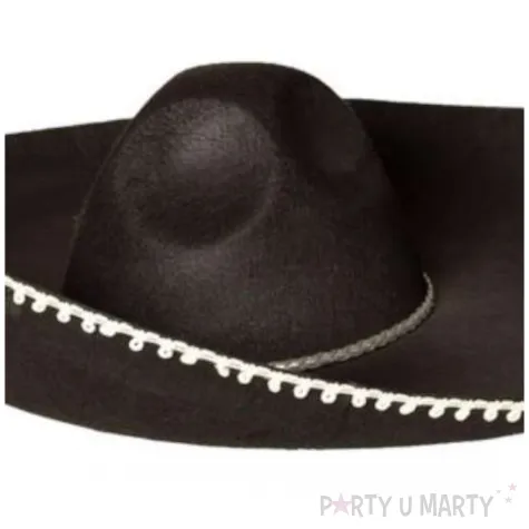 kapelusz sombrero meksykanskie czarny boland