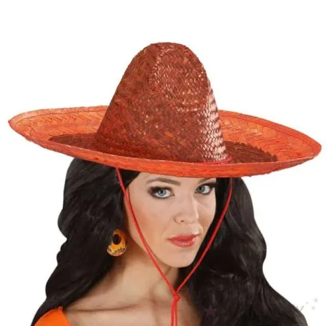 kapelusz sombrero pomaranczowy widmann 48 cm