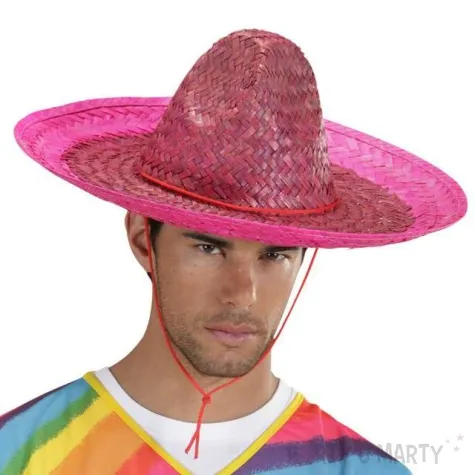kapelusz sombrero rozowy widmann 48 cm