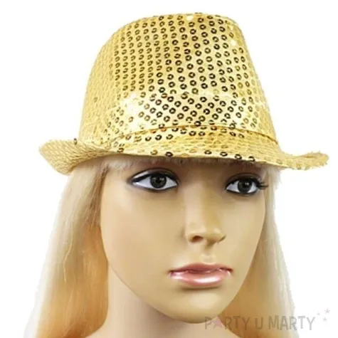 kapelusz super star zloty