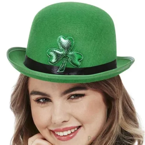 kapelusz swiety patryk z paskiem zielony smiffys